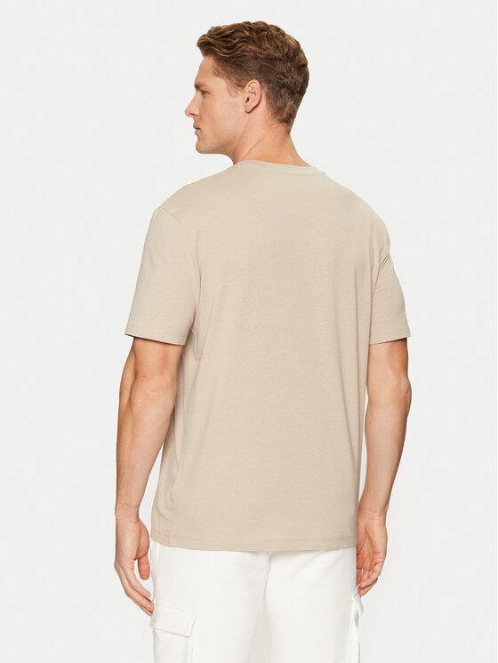 Guess Guess T-shirt Z2YI12 JR06K Beige Regular Fit