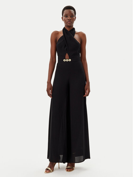 Simona Corsellini Jumpsuit P25CPTU00501 Nero Regular Fit, taglia : 40