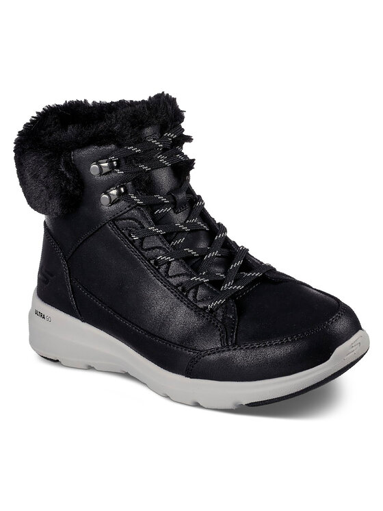 Skechers Skechers Ghete Glacial Ultra Cozyly 144178/BLK Negru