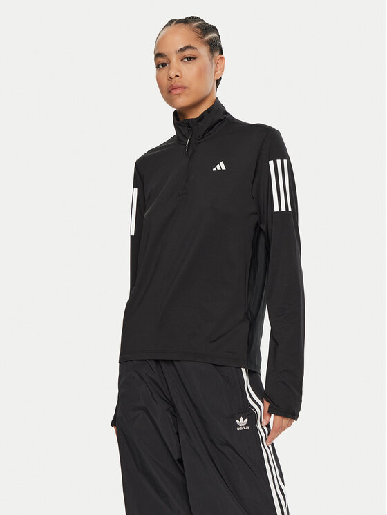 adidas adidas Μπλούζα τεχνική Own the Run IK7440 Μαύρο Regular Fit