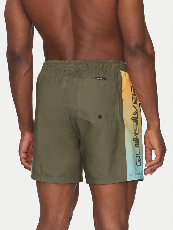 Quiksilver Quiksilver Szorty materiałowe EQYJV04136 Zielony Regular Fit