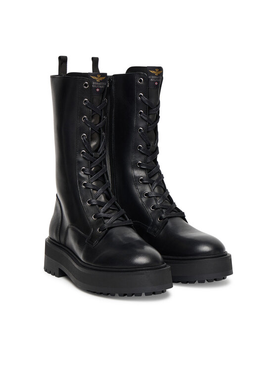 Aeronautica Militare Aeronautica Militare Trapper stila apavi 252SC0313DPL00254 Melns