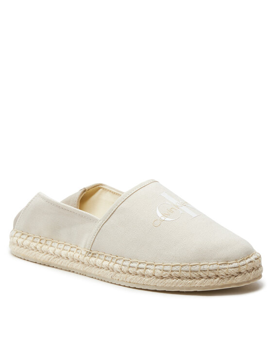 Calvin Klein Jeans Calvin Klein Jeans Espadrilky Espadrille Ml Btw YW0YW01376 Écru