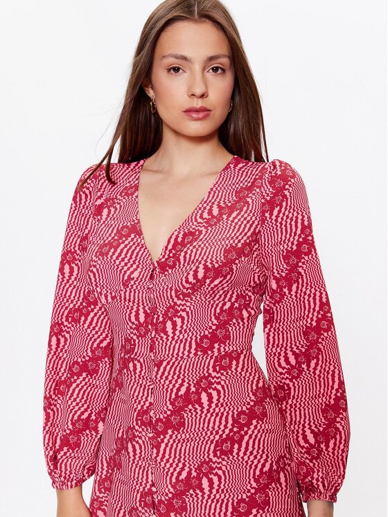 Glamorous Glamorous Kasdieninė suknelė TM0157A Raudona Regular Fit