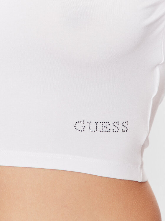 Guess Guess Särkpluus W3GI28 K68D2 Valge Boxy Fit