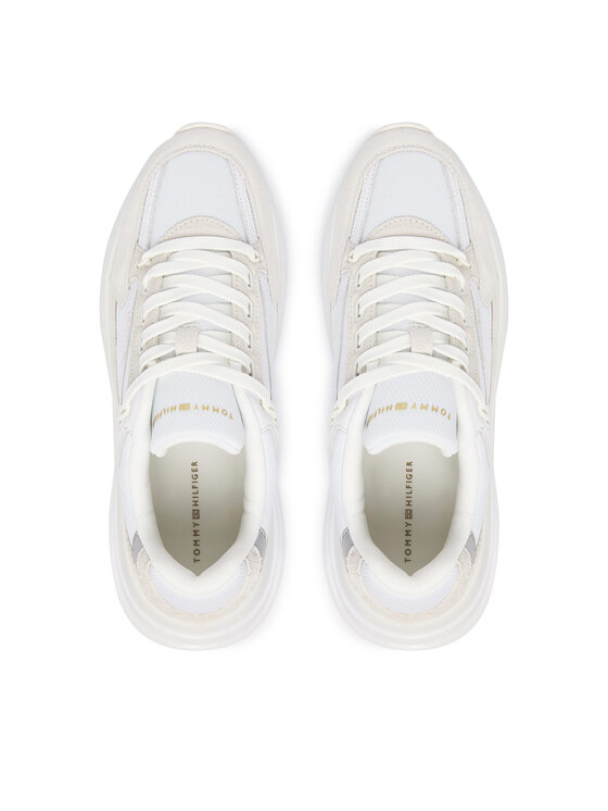 Tommy Hilfiger Tommy Hilfiger Sneakers Th Sporty Chic Runner FW0FW09187 Alb
