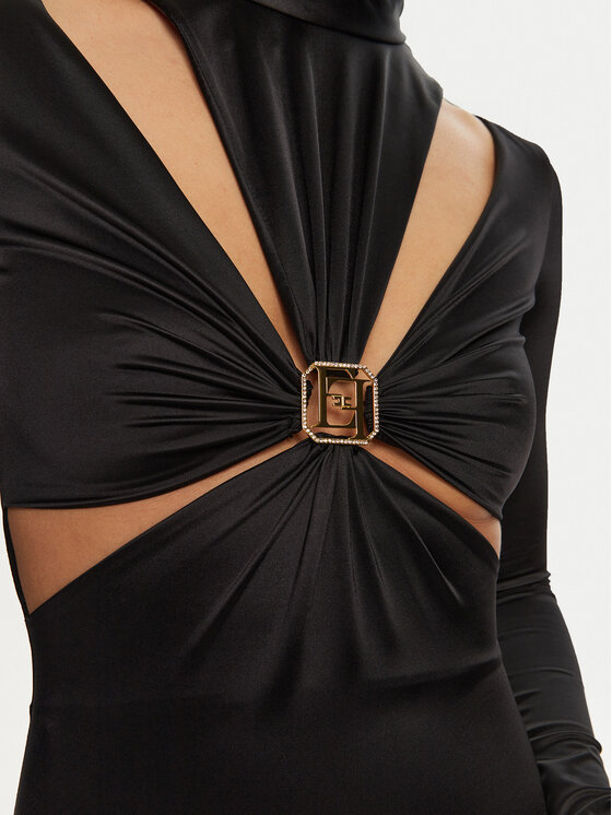 Elisabetta Franchi Elisabetta Franchi Overal TU-T32-47E2 Černá Slim Fit
