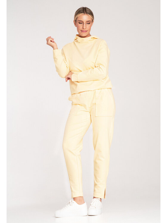 FIGL FIGLFIGL Pantaloni da tuta M1035 Giallo Regular Fit