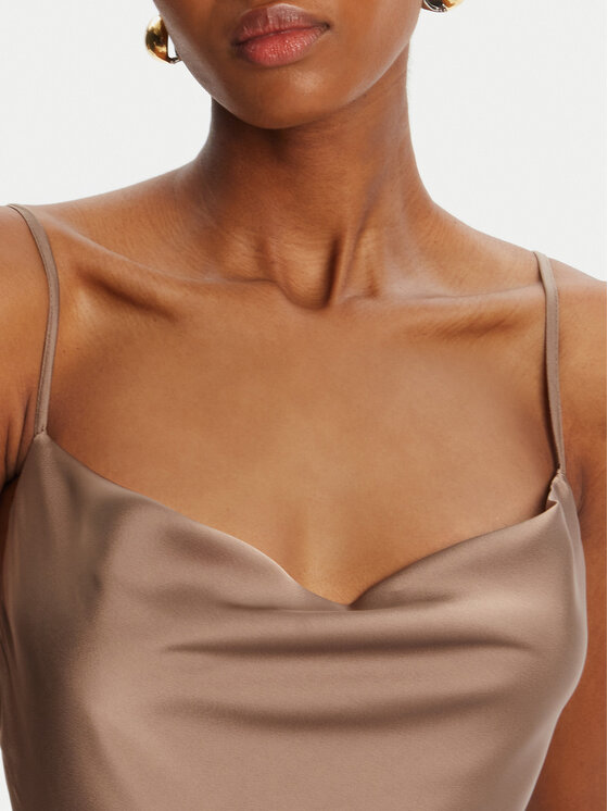 Bardot Bardot Večerné šaty Monroe Cowl Neck Maxi 59709DB3 Hnedá Regular Fit