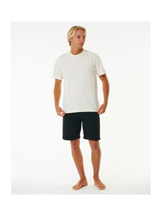 Rip Curl Rip Curl T-Shirt Plain Wash Tee Écru Relaxed Fit