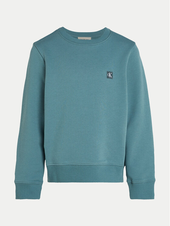 Calvin Klein Jeans Calvin Klein Jeans Pulóver Mono Mini Badge IU0IU00570 Zöld Regular Fit