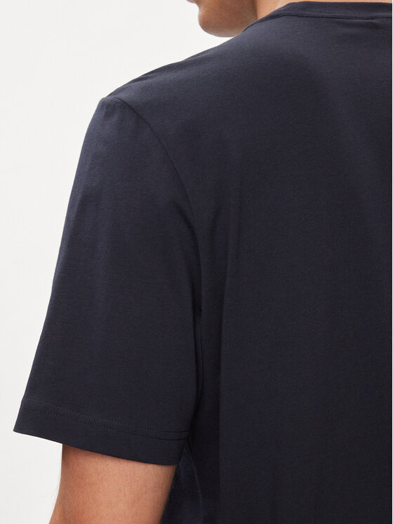 adidas adidas Majica Essentials Single Jersey Embroidered Small Logo T-Shirt HY3404 Modra Regular Fit