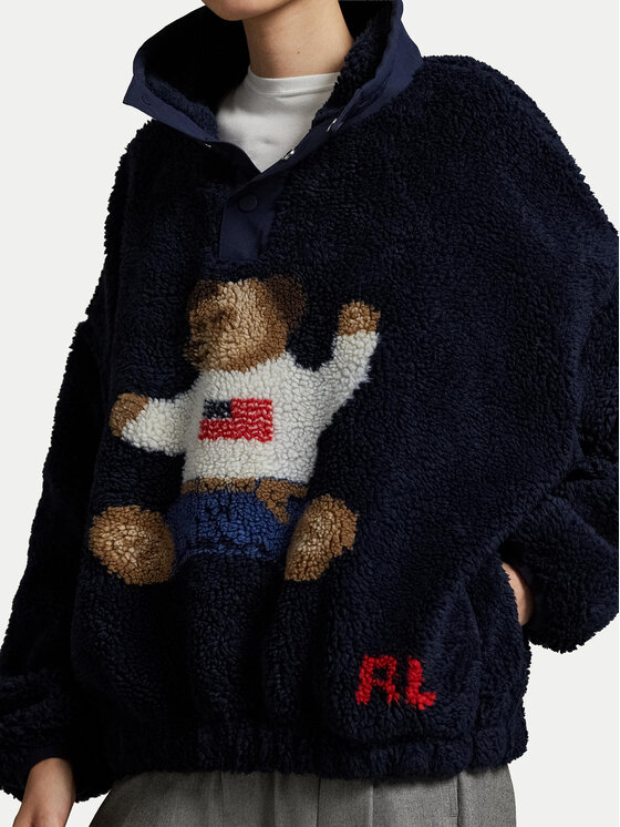 Polo Ralph Lauren Polo Ralph Lauren Flis 211971768001 Mornarsko modra Relaxed Fit