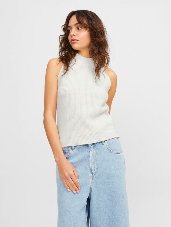 JJXX JJXX Bluza Zitta 12226992 Bela Slim Fit