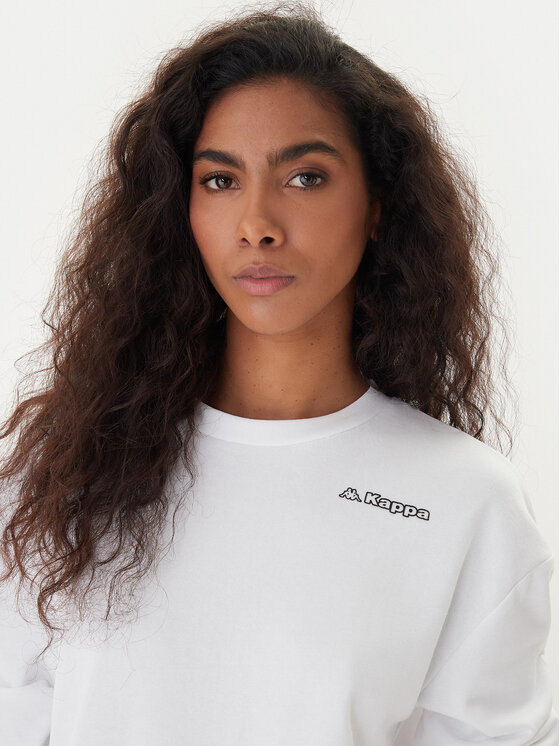 Kappa Kappa Світшот Logo Fekka 371M5EW Білий Regular Fit