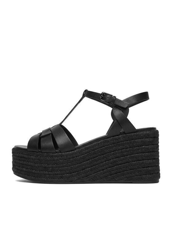 Badura Badura Espadrilky EO-AMARI-LT0228-26-805 Čierna