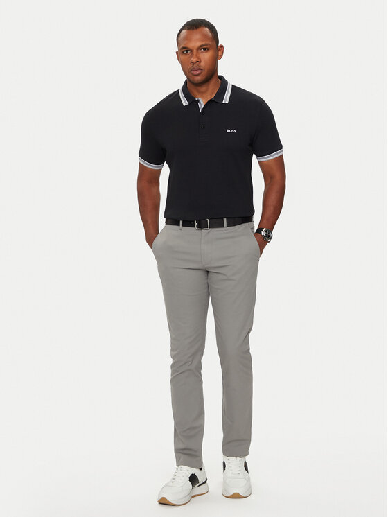 BOSS Boss Поло Paddy 50469055 Чорний Regular Fit
