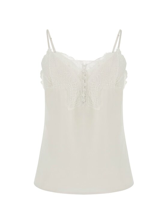Guess Guess Top 163399 Biały Classic Fit