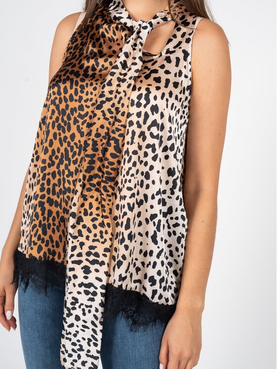 Liu Jo Liu Jo Top senza spalline 5F2049 T4683 Marrone Slim Fit