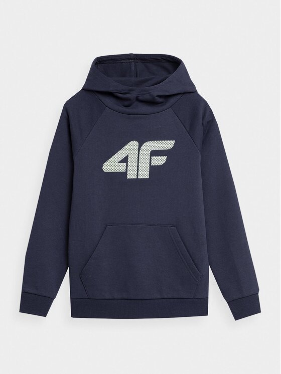 4F 4F Pulóver 4FJAW23TSWSM626 Sötétkék Regular Fit