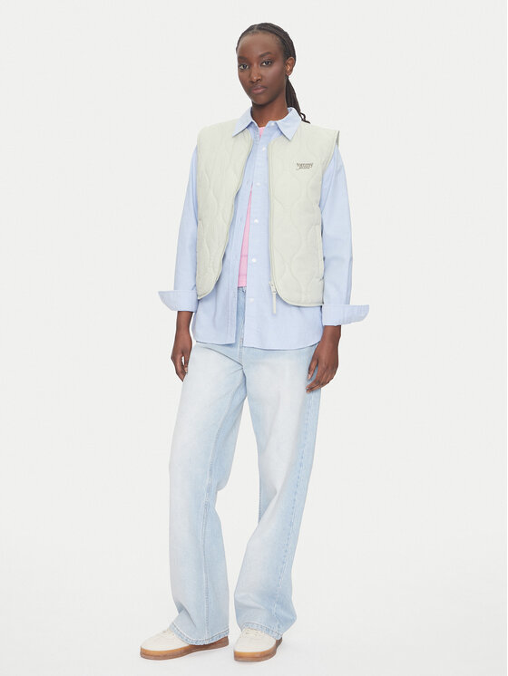 Tommy Jeans Tommy Jeans Vestă Onion DW0DW21184 Verde Regular Fit