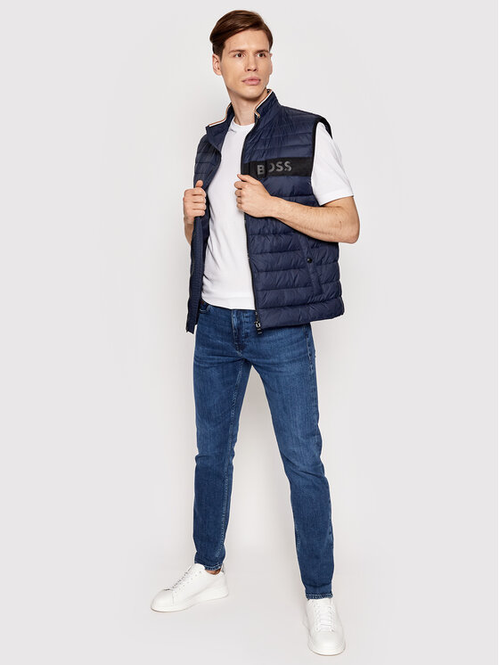 BOSS Boss Weste Darolan 50464300 Dunkelblau Regular Fit