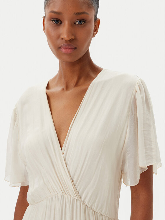 Haveone Haveone Vasaras kleita AFF-N006 Écru Loose Fit