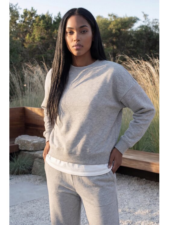 FIGL FIGL Φόρμα M1315 Γκρι Straight Fit