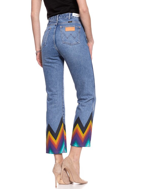 Wrangler Wrangler Jeansy RETRO STRAIGHT Kolorowy Straight Fit