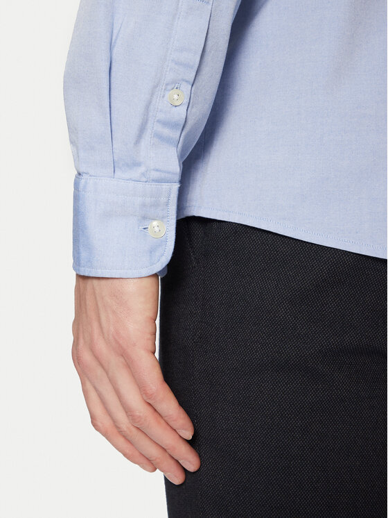 Marc O'Polo Marc O'Polo Camicia B21750442256 Celeste Regular Fit