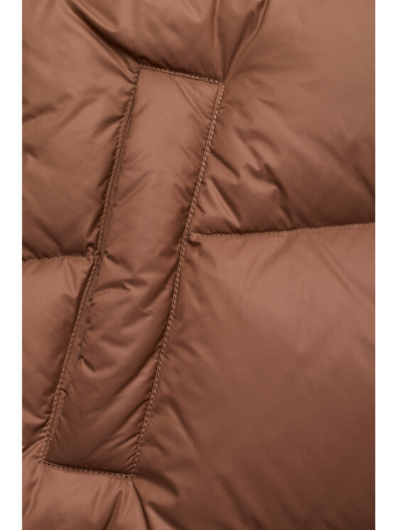 Lancerto Lancerto Kurtka puchowa Cesira KU135226000010 Brązowy Regular Fit
