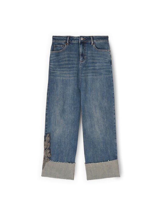 Motivi Motivi Jeans P494Q004743N024 Turchese Cropp Fit