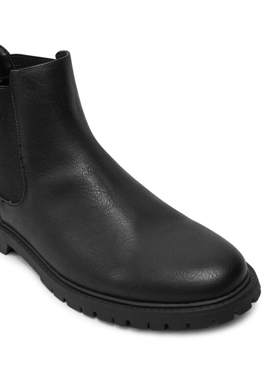 Pierre Cardin Pierre Cardin Kotníková obuv s elastickým prvkem 4714 Černá