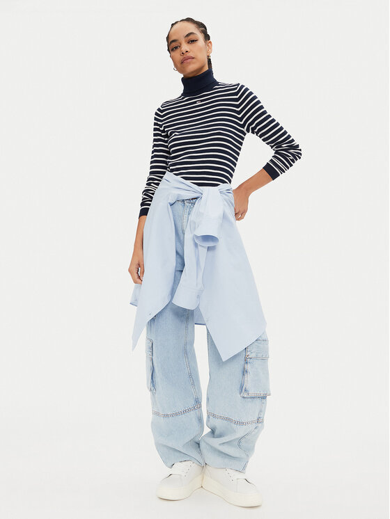 Tommy Jeans Tommy Jeans Ζιβάγκο Essential DW0DW19686 Σκούρο μπλε Regular Fit