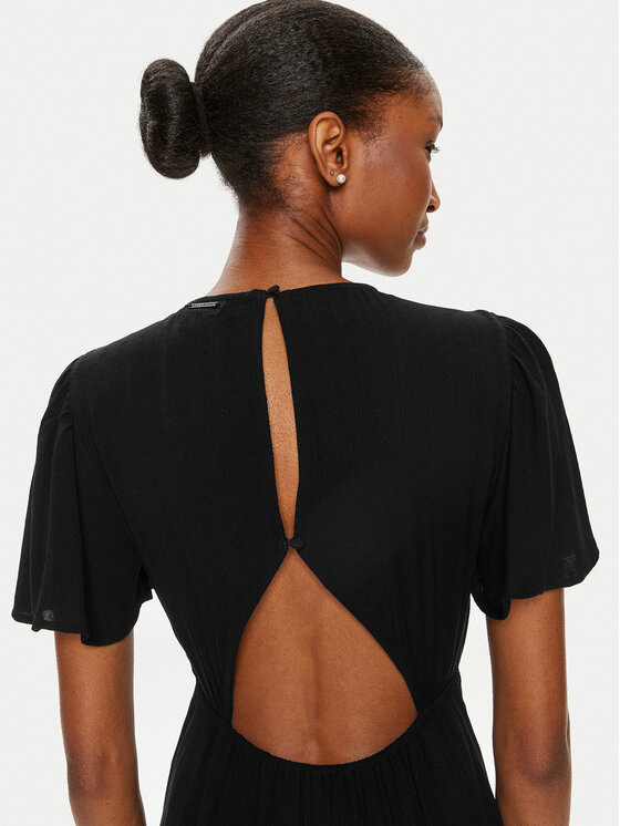 Billabong Billabong Rochie de zi Jet Set EBJWD00134 Negru Regular Fit