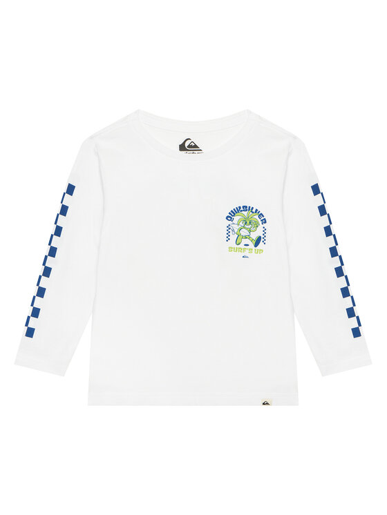 Quiksilver Quiksilver T-shirt Ev Bloomsday EQKZT03572 Bianco Regular Fit