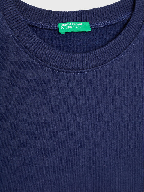 United Colors Of Benetton United Colors Of Benetton Bluza 3JLXC107O Granatowy Regular Fit