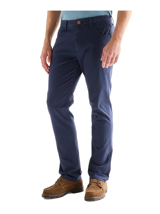 Wrangler Wrangler Pantaloni di tessuto 112378468 Blu Regular Fit