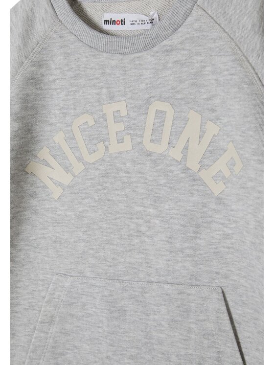 minoti minoti T-Shirt 23fleece35 Szary Regular Fit