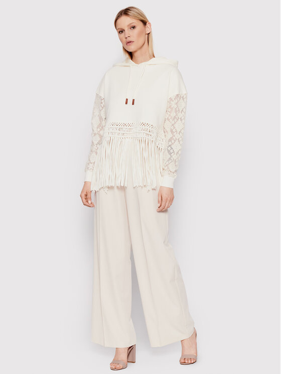 Felpa Tulum 22SWSK03 Beige Oversize