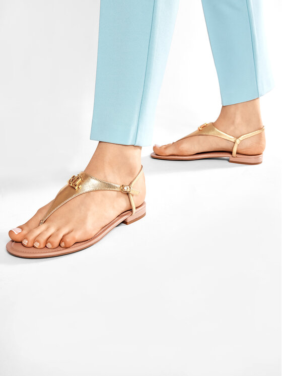 LAUREN RALPH LAUREN LAUREN RALPH LAUREN Босоніжки Ellington 802806178002 Золотий