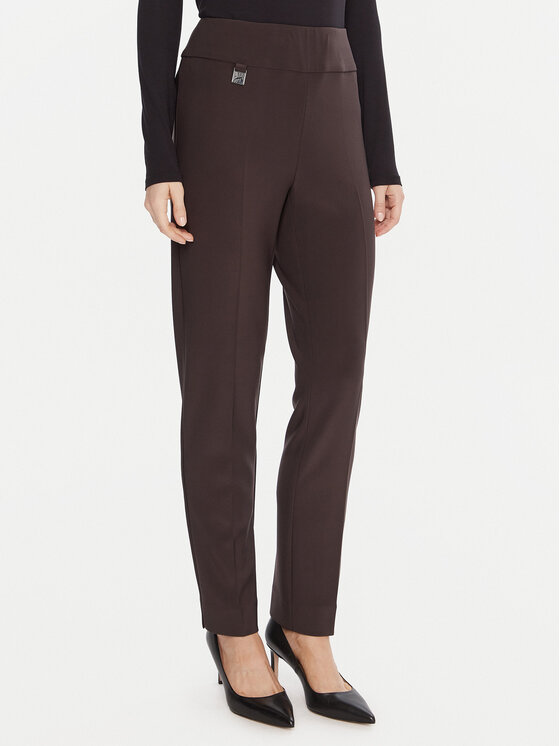 Joseph Ribkoff Joseph Ribkoff Medžiaginės kelnės 144092F25 Ruda Slim Fit