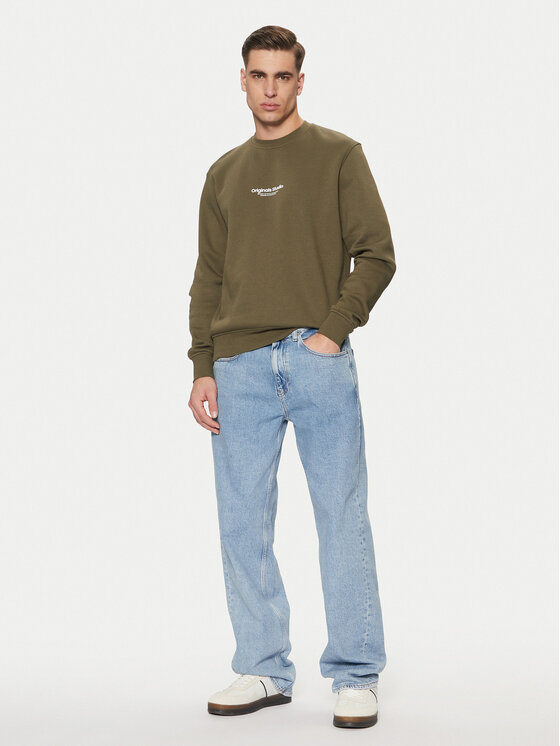 Jack&Jones Jack&Jones Majica dugih rukava Vesterbro 12241694 Zelena Relaxed Fit