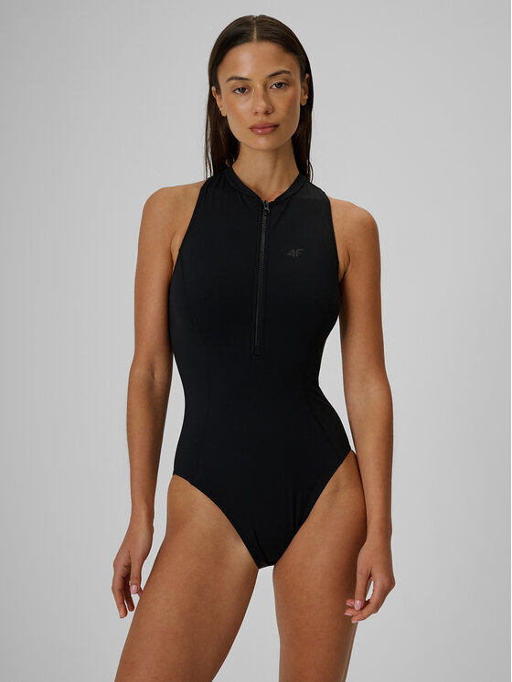 4F 4F Strój kąpielowy AQUA FORCE Czarny