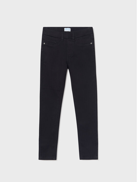 Mayoral Mayoral Jeans hlače 578 Črna Regular Fit