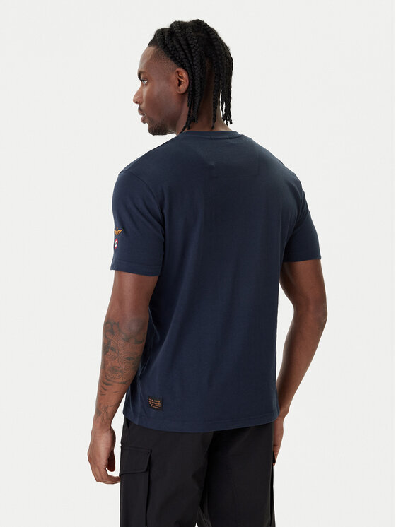 Aeronautica Militare Aeronautica Militare Tricou 261TS2536UJ00641 Bleumarin Regular Fit