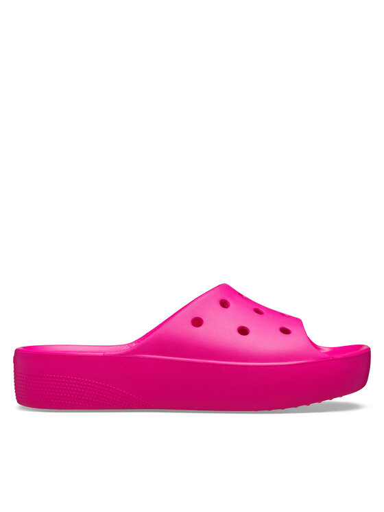 Crocs Iešļūcenes Classic Platform Slide 208180 Rozā