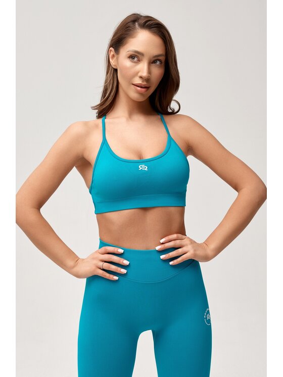 ROUGH RADICAL ROUGH RADICAL Reggiseno sportivo SEAMLES GLOW BRA Turchese