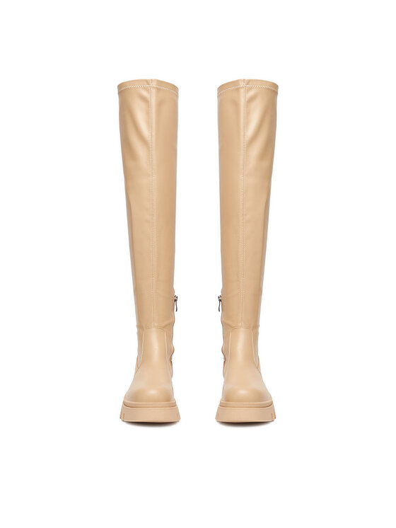 DeeZee DeeZee Overknees 13226-7 Beige