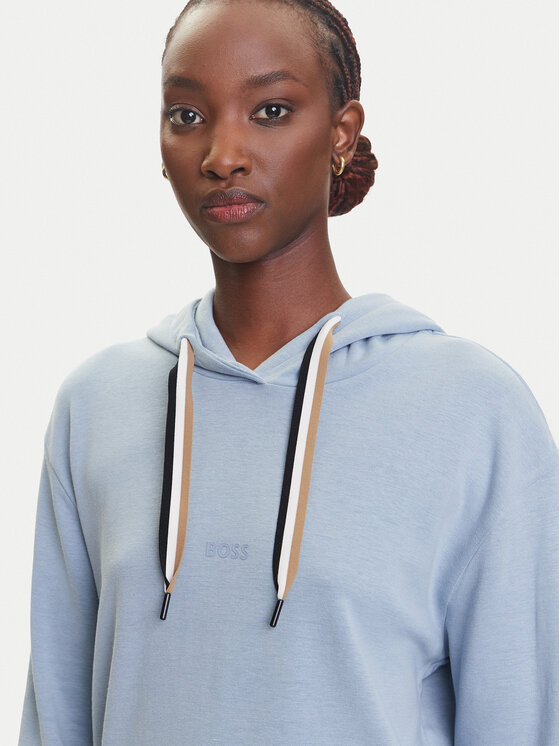 BOSS BOSS Felpa CP Stripe 50524760 Celeste Regular Fit
